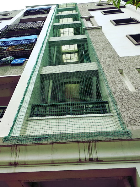 Duct Area Safety Nets Fixing for Buldings in Bangalore